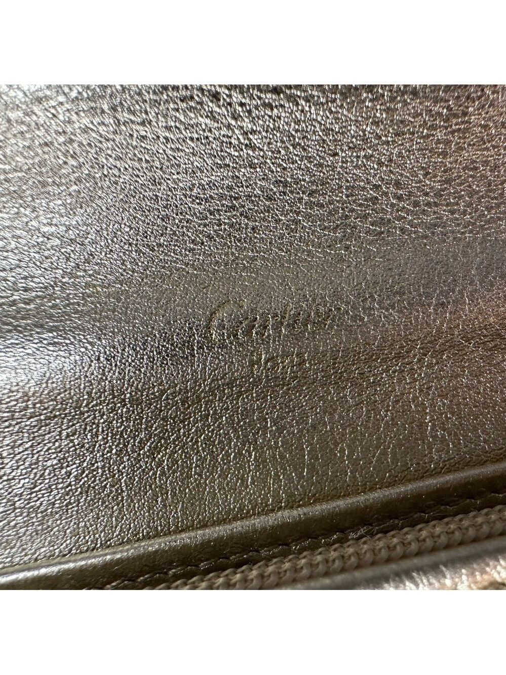 Authentic Cartier Love Collection Gold Calfskin Leather Long Wallet France Made - Picture 9 of 16